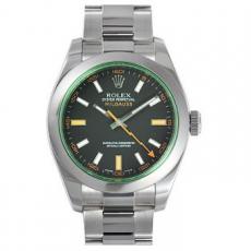 劳力士ROLEX-MILGAUSS系列 116400GV-72400黑白/橙标记 男士机械表